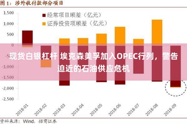 现货白银杠杆 埃克森美孚加入OPEC行列，警告迫近的石油供应危机